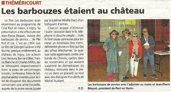 Article gazette les barbouzes